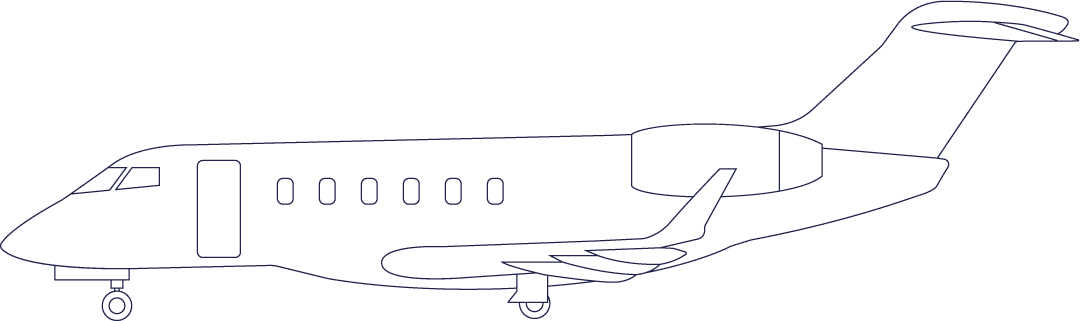 Challenger 350 Sideview