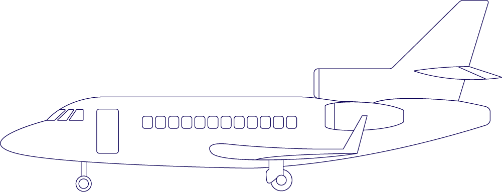 Falcon900 Sideview